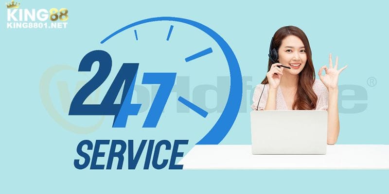 Cam kết liên hệ KING88 nhanh chóng 24/7