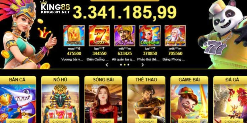 Đánh giá KING88 có nhiều cổng game